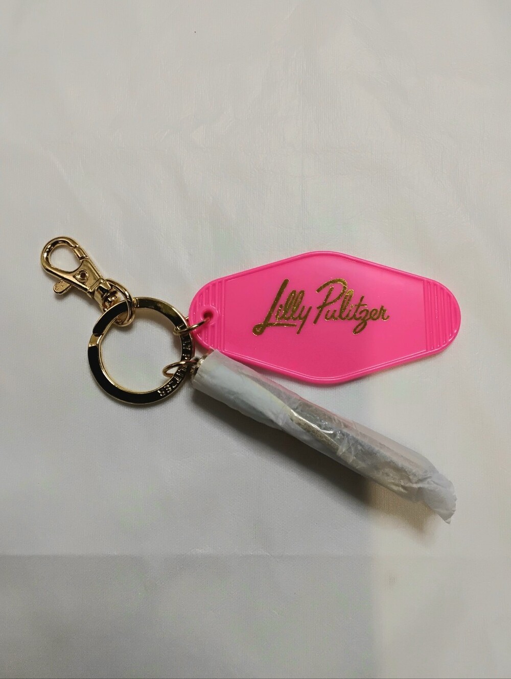 Lilly Pulitzer Leather Tassel Key chain